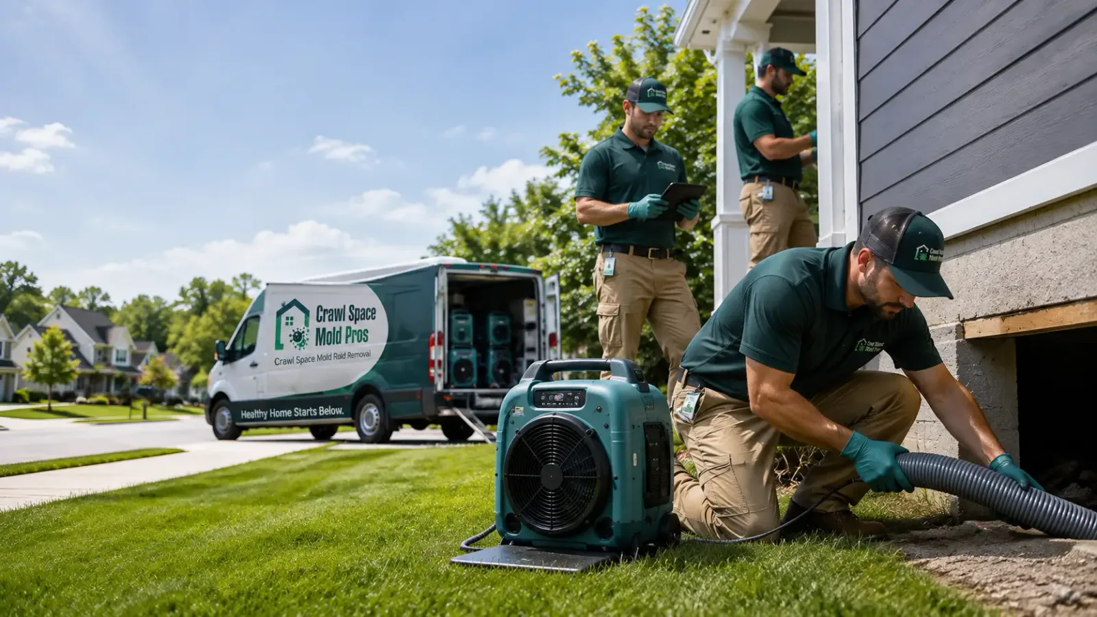 Crawl Space Mold Removal in Parshall, ND